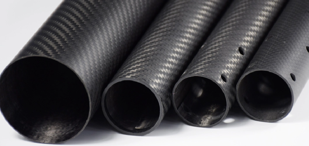 Carbon Fiber Tube with Hole Oval Telescopic Carbon Fiber Tube