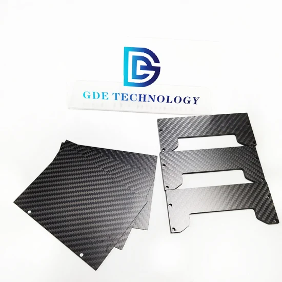 China Factory Carbon Fiber CNC Sheet Dry Carbon Fiber Sheets Kundenspezifisches Carbon Fiber Plate Sheet Cutting