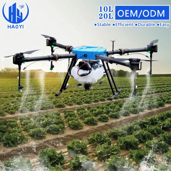 10 20 L Farm Agricultural Pesticide Pulverizador Fumigate Uav Crop Spray Agriculture Carbon Fiber Frame Agricola Spraying Drone Agriculture Sprayer Price